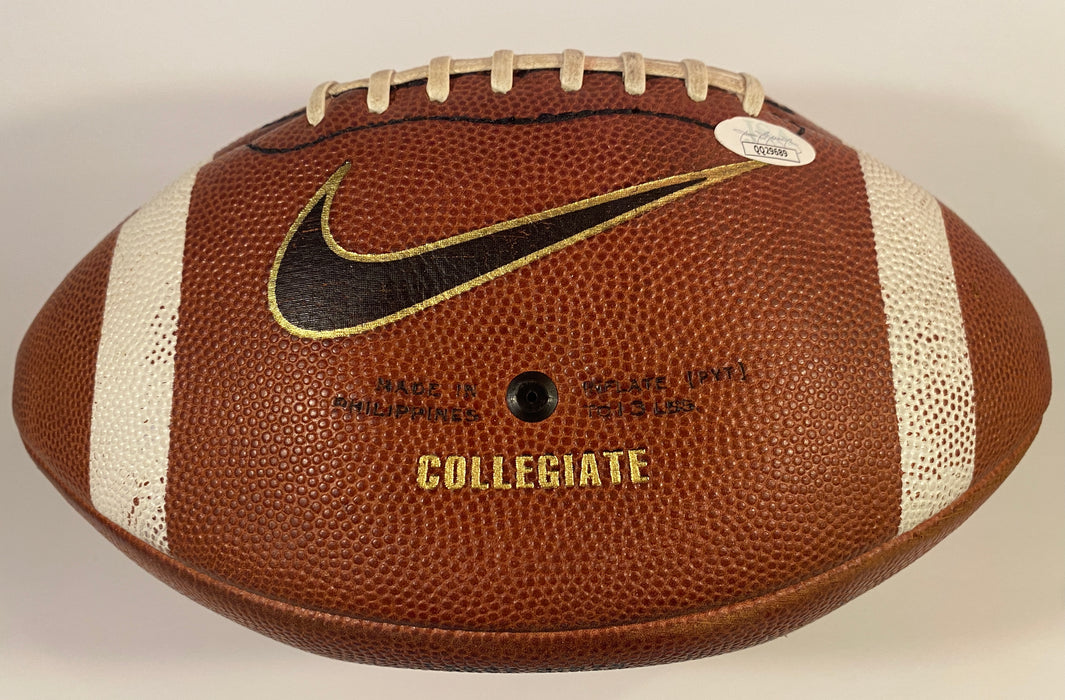 Earl Campbell Autographed Collegiate Football - JSA Authenticated